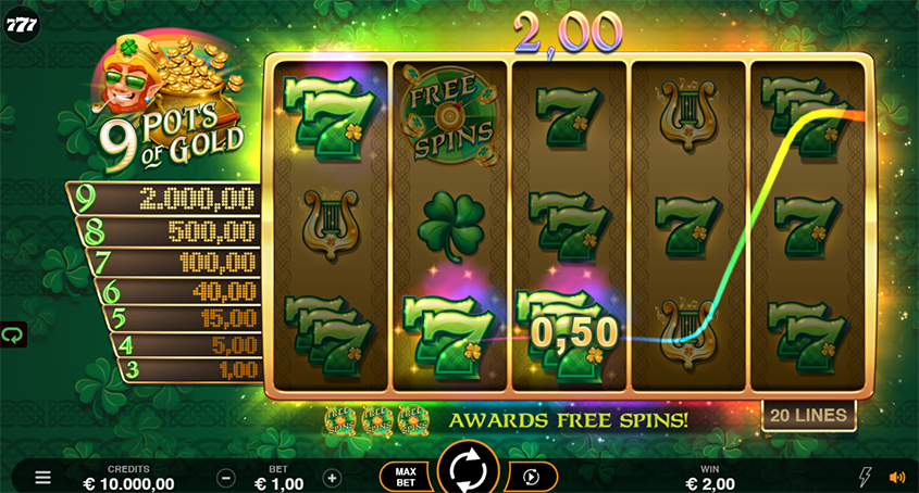 9 Pots of Gold